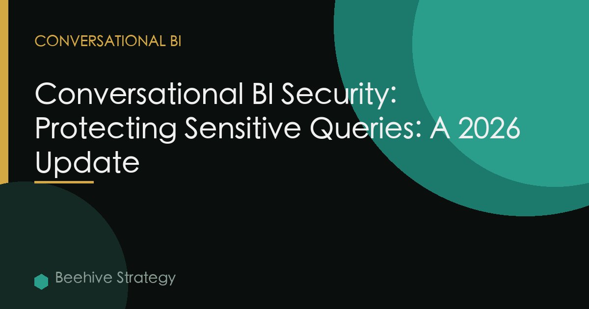 Conversational BI Security: Protecting Sensitive Queries: A 2026 Update