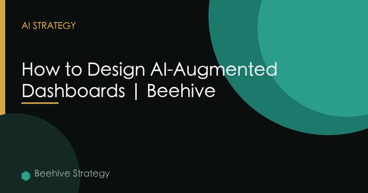 Design Ai Augmented Dashboards