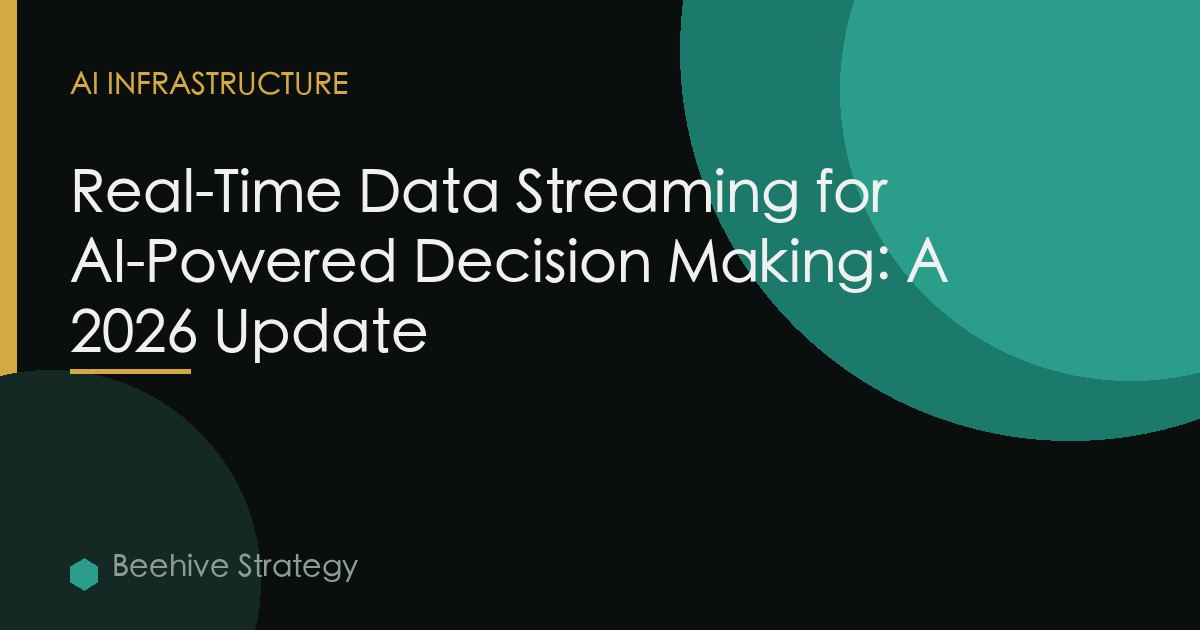Real-Time Data Streaming for AI-Powered Decision Making: A 2026 Update
